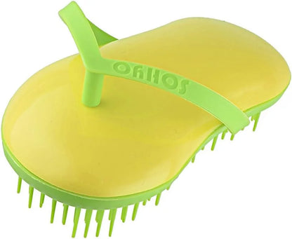 B128 Shower Head Brush/Exfoliator Shampoo Brush/Head Massager Scalp Stress Relax Shower Brush/Scalp Scrub Hair Brush Massager/Hair Massager for Hair Growth/Scalp Dandruff Brush Small Hair Brush
