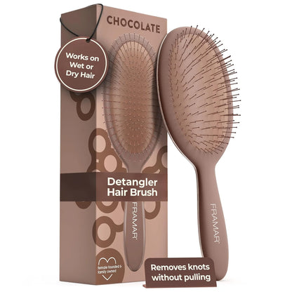 FRAMAR Wet Hair Brush Detangler, Detangling Hairbrush For Women – Giraffe