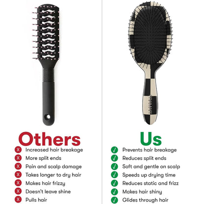 FRAMAR Wet Hair Brush Detangler, Detangling Hairbrush For Women – Giraffe