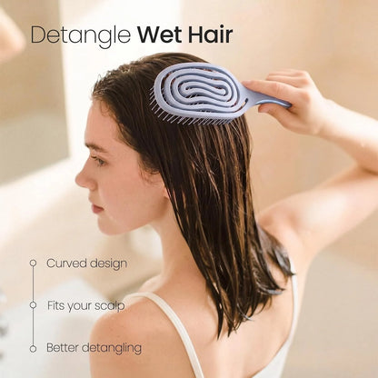 AIMIKE Vented Hair Brush for Fine Thin Hair, Gentle Detangler for Women