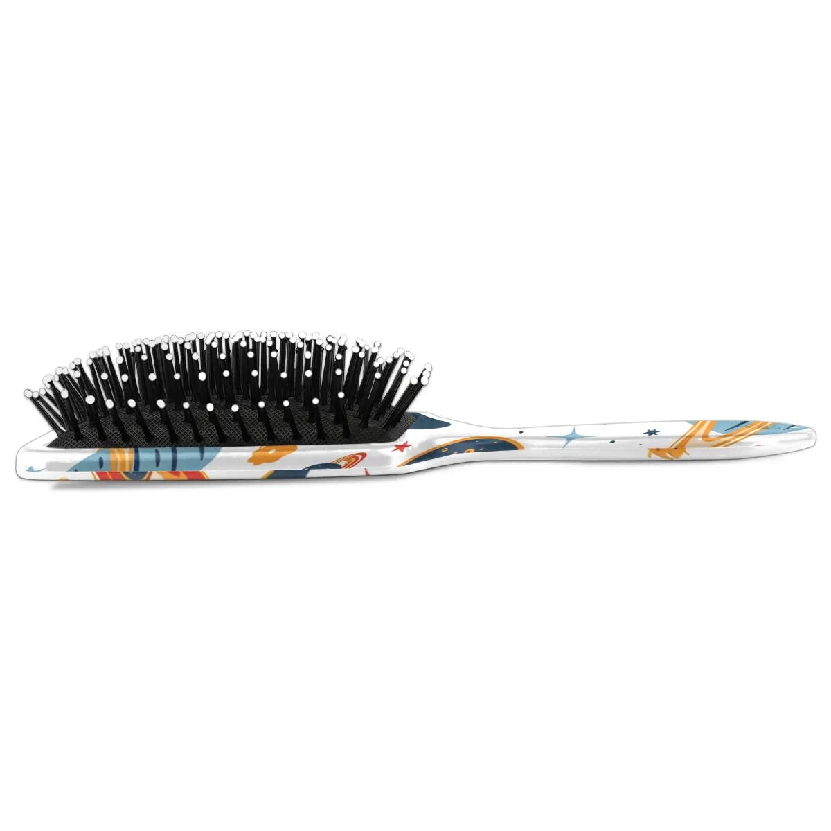 Personalized Cool-Rocket Detangler-Hair-Brush for Kids-Boys,Glides Through Tangles Comb,Custom Name Hair Brushes for All Hair Types Wet/Dry/Curly/Thick Hair,Dark Blue