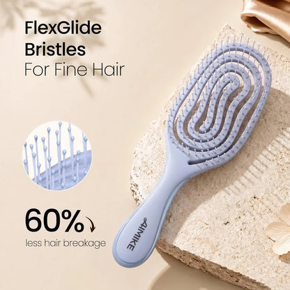AIMIKE Vented Hair Brush for Fine Thin Hair, Gentle Detangler for Women