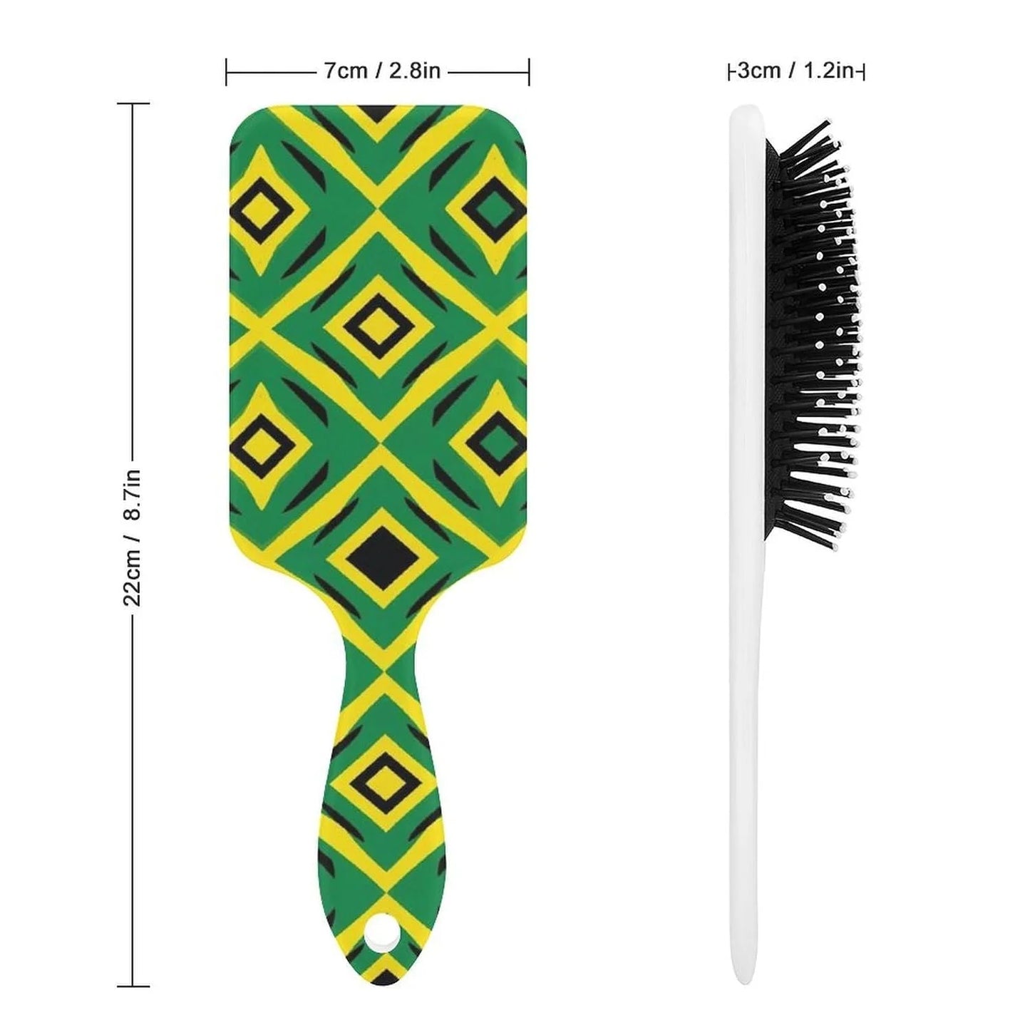 Air Cushion Comb for Massage Japanese Ocean Wave Fish Koifish Art, For Curly Long Thick Straight Hair, Women Girls Ladies