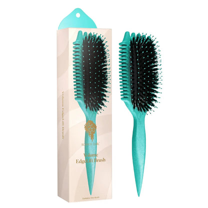 Bounce Curl Volume EdgeLift Brush, 5-In-1 Styling Tool Defined Curls Purple