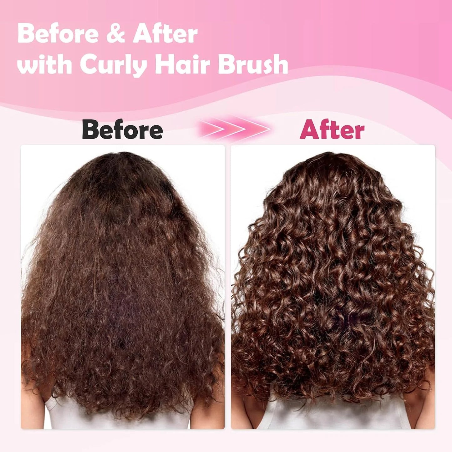 ABOYOY Curl Defining Brush with Side Gear for Curly Hair, Detangling & Styling Brush for Women Men, Lightweight Ergonomic Candy Brush Works on Wet or Dry Hair(green)
