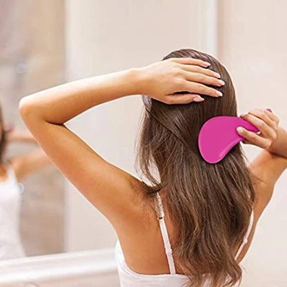 Detangler Brushes For Curly Straight Wavy Wet & Dry Thick or Thin Tangle Hair Women Men Kids Hairbrush Teezer Comb Sets (green)