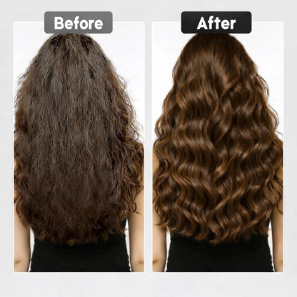 Curl Defining Brush for Curly Hair, Vented Detangling Hair Brush for Wet and Dry Styling, Curved Brush for Shaping and Smoothing Curl Clumps, Lightweight Hair Brush (2Pcs Black)