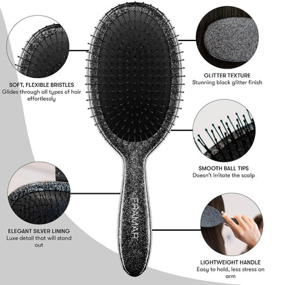 FRAMAR Wet Hair Brush Detangler, Detangling Hairbrush For Women – Giraffe