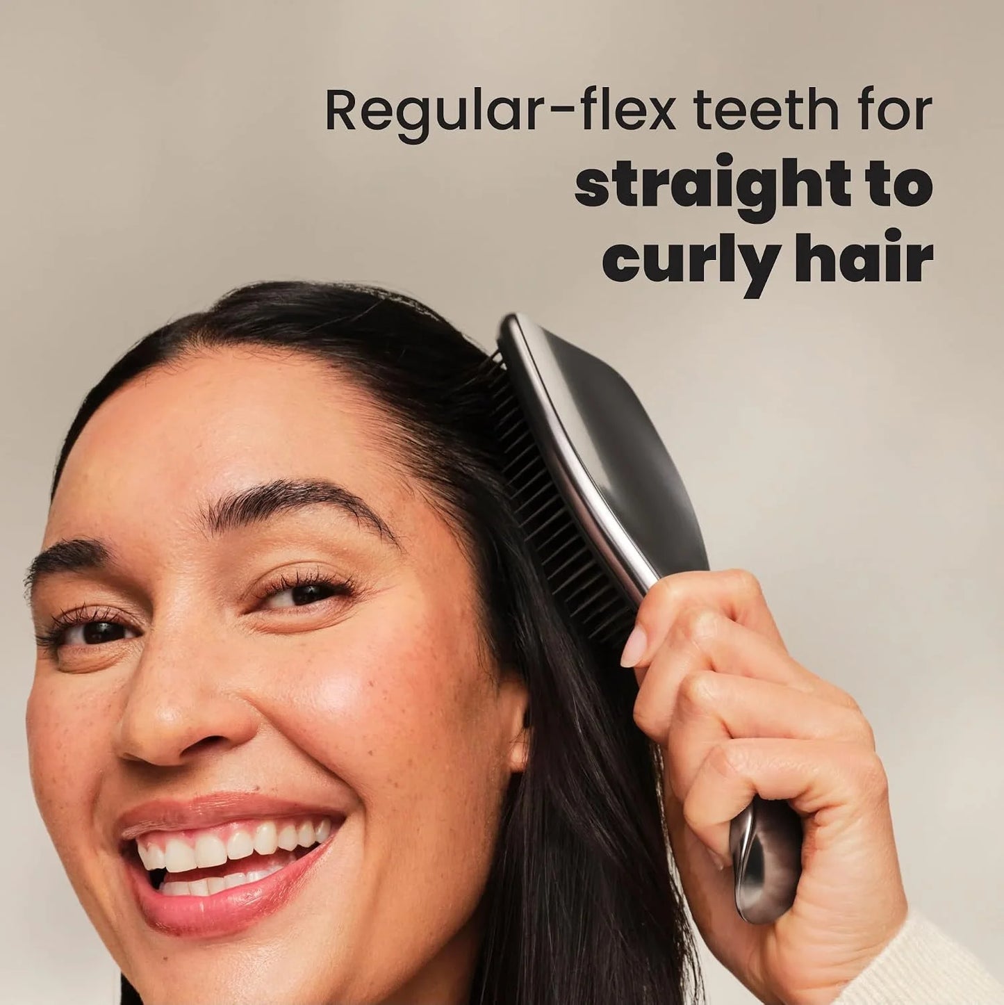 Tangle Teezer Chrome Ultimate Detangler Brush for Wet & Dry Hair, Eliminates Knots & Reduces Breakage for Straight to Curly Hair Types, Chocolate Bronze (Pack of 3)