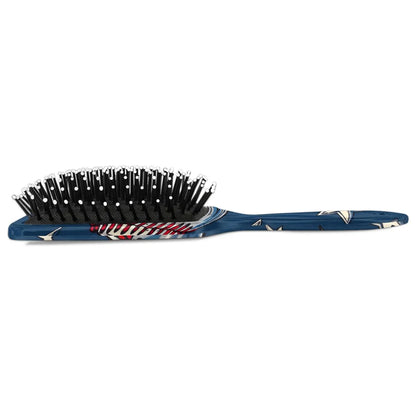 Personalized Cool-Rocket Detangler-Hair-Brush for Kids-Boys,Glides Through Tangles Comb,Custom Name Hair Brushes for All Hair Types Wet/Dry/Curly/Thick Hair,Dark Blue