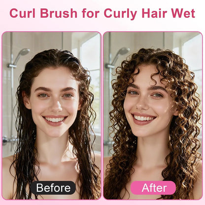 Curly Hair Brush, Curl Brush For Wet & Dry Hair,Curl Defining For Women&Men