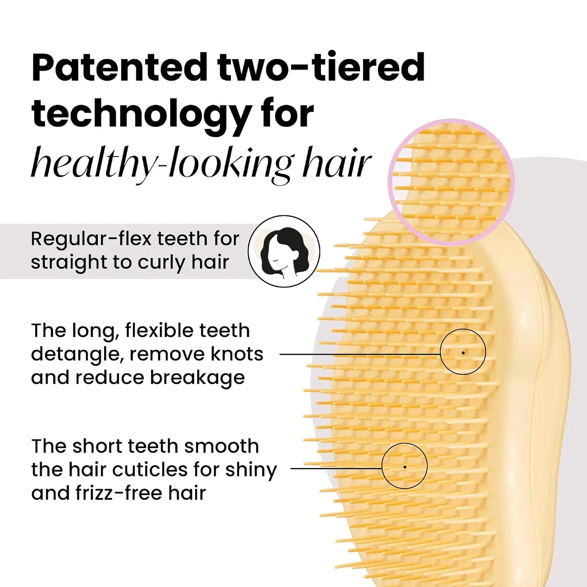 Tangle Teezer Original Detangler Mini Hair Brush for Kids, Unicorn Magic