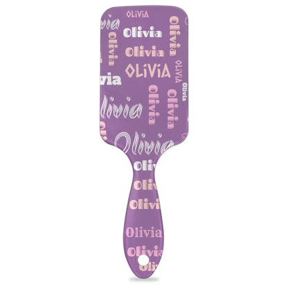 Personalized Name Hair Brush Detangler Brush Gifts for Women Man Custom Detangler-Hair-Brush Kids-Toddler-Girls for Travel All Hair Types