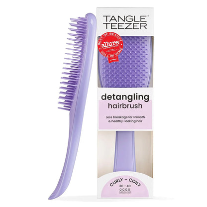 Tangle Teezer Ultimate Detangler Curly Hair Brush, 3C to 4C, Aqua Green