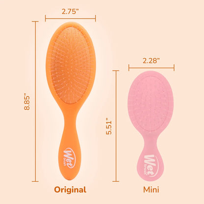 Wet Brush Original Detangler, Green (Matte Marble), Ultra-Soft IntelliFlex Bristles Glide Through Tangles, Detangling Hair Brush (Wet & Dry), Women & Men, Limited Edition