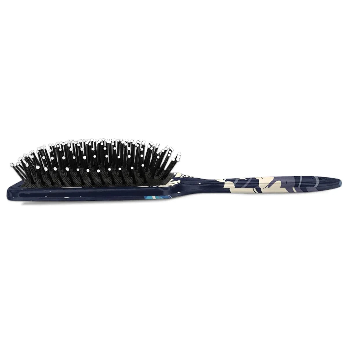 Personalized Cool-Rocket Detangler-Hair-Brush for Kids-Boys,Glides Through Tangles Comb,Custom Name Hair Brushes for All Hair Types Wet/Dry/Curly/Thick Hair,Dark Blue