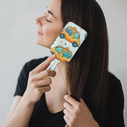 Personalized Cool-Rocket Detangler-Hair-Brush for Kids-Boys,Glides Through Tangles Comb,Custom Name Hair Brushes for All Hair Types Wet/Dry/Curly/Thick Hair,Dark Blue