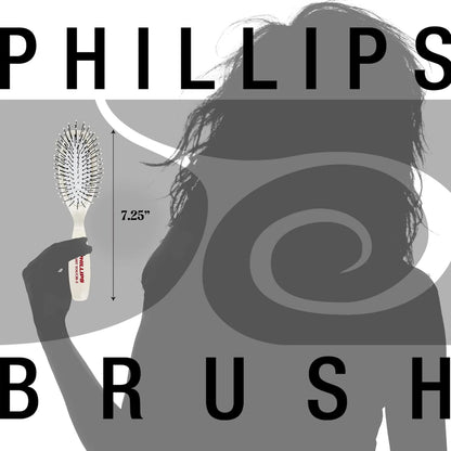 Phillips Brush Light Touch 1 & 2 Oval Cushion Hair Brush Combo, Full Sizes