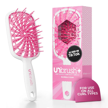 FHI Heat UNbrush Plus Ultra-Light Detangling Brush for Fine & Fragile Hair