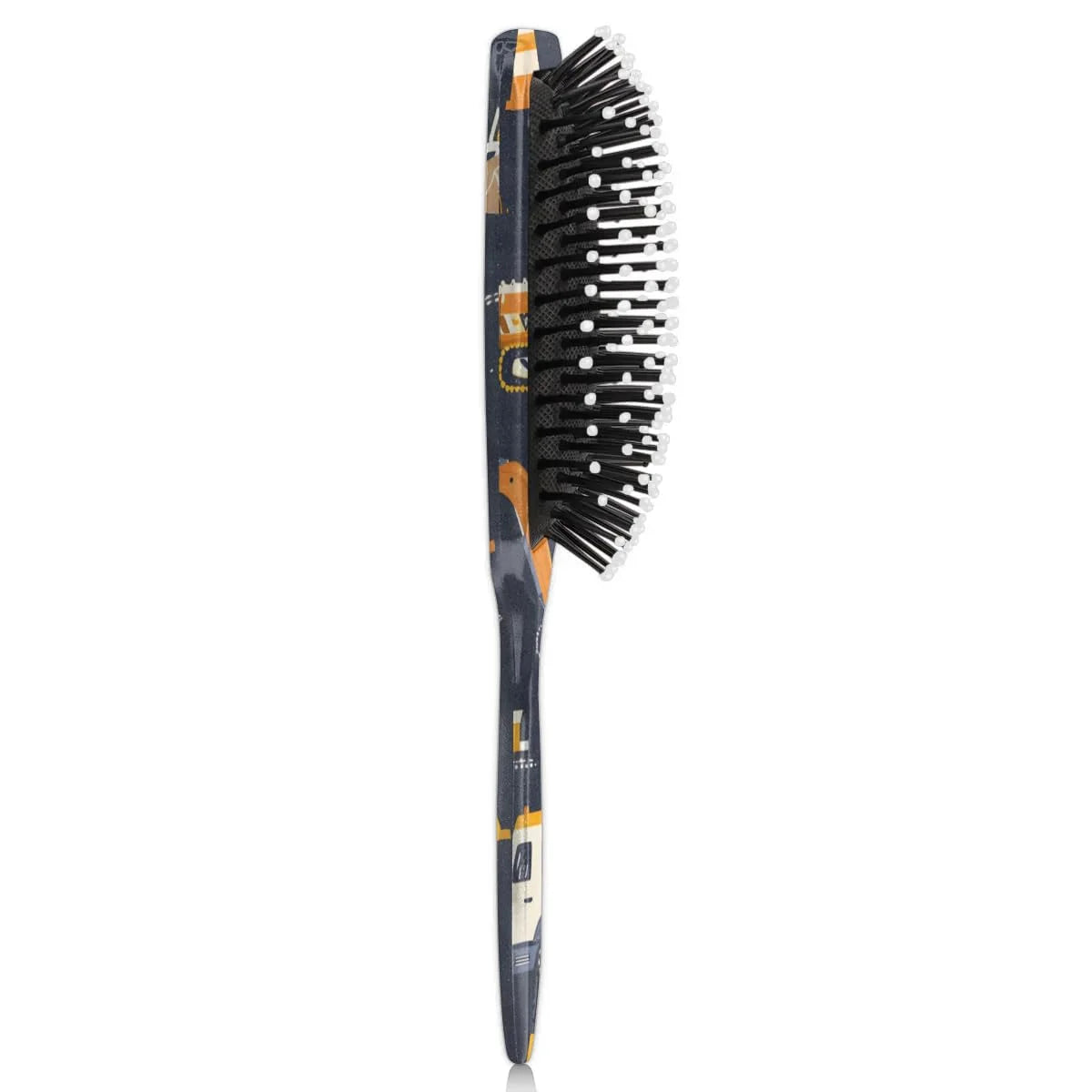 Personalized Cool-Rocket Detangler-Hair-Brush for Kids-Boys,Glides Through Tangles Comb,Custom Name Hair Brushes for All Hair Types Wet/Dry/Curly/Thick Hair,Dark Blue