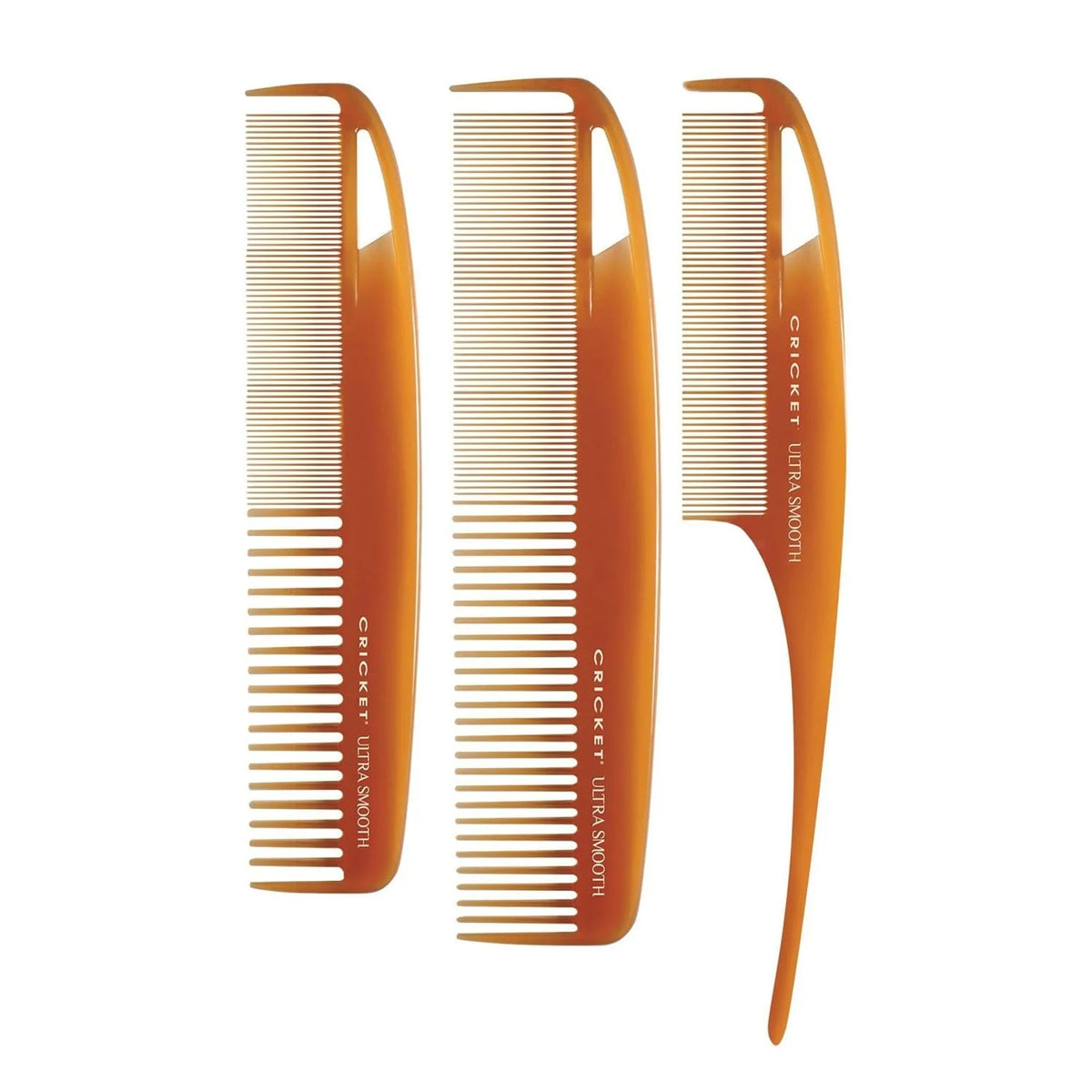 Cricket Ultra Smooth Coconut Conditioning Comb – Infused with Coconut Oil & Keratin for Frizz-Free Shine and Hydration, Ideal for Mid-Length, Thick, and Textured Hair