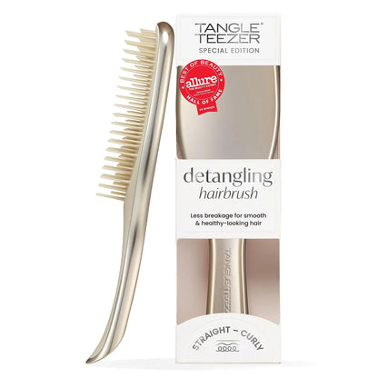 Tangle Teezer Chrome Ultimate Detangler Brush for Wet & Dry Hair, Eliminates Knots & Reduces Breakage for Straight to Curly Hair Types, Chocolate Bronze (Pack of 3)