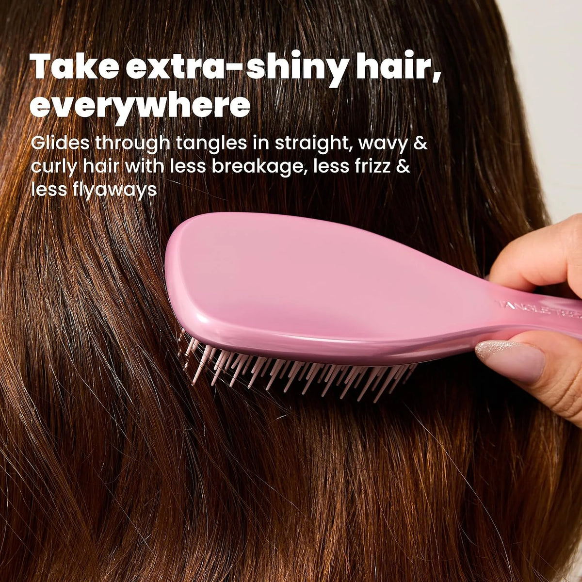 Tangle Teezer Chrome Ultimate Detangler Brush for Wet & Dry Hair, Eliminates Knots & Reduces Breakage for Straight to Curly Hair Types, Chocolate Bronze (Pack of 3)