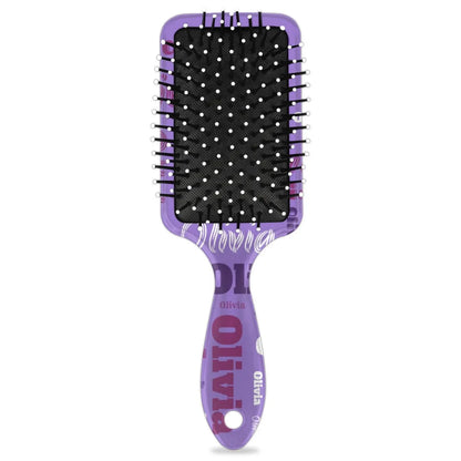 Personalized Name Hair Brush Detangler Brush Gifts for Women Man Custom Detangler-Hair-Brush Kids-Toddler-Girls for Travel All Hair Types