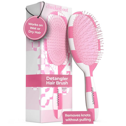 FRAMAR Wet Hair Brush Detangler, Detangling Hairbrush For Women – Giraffe