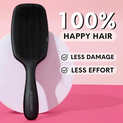 Lily England Pink Hair Brush for Women Detangling for Curly Wet & Dry Hair