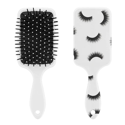 Air-Cushion Comb Black Gold Glitter Cheetah Leopard Print, Smooth Hair Salon Anti-Knotting Fluffy, For Long Thick Curly Hair, 1 Pack