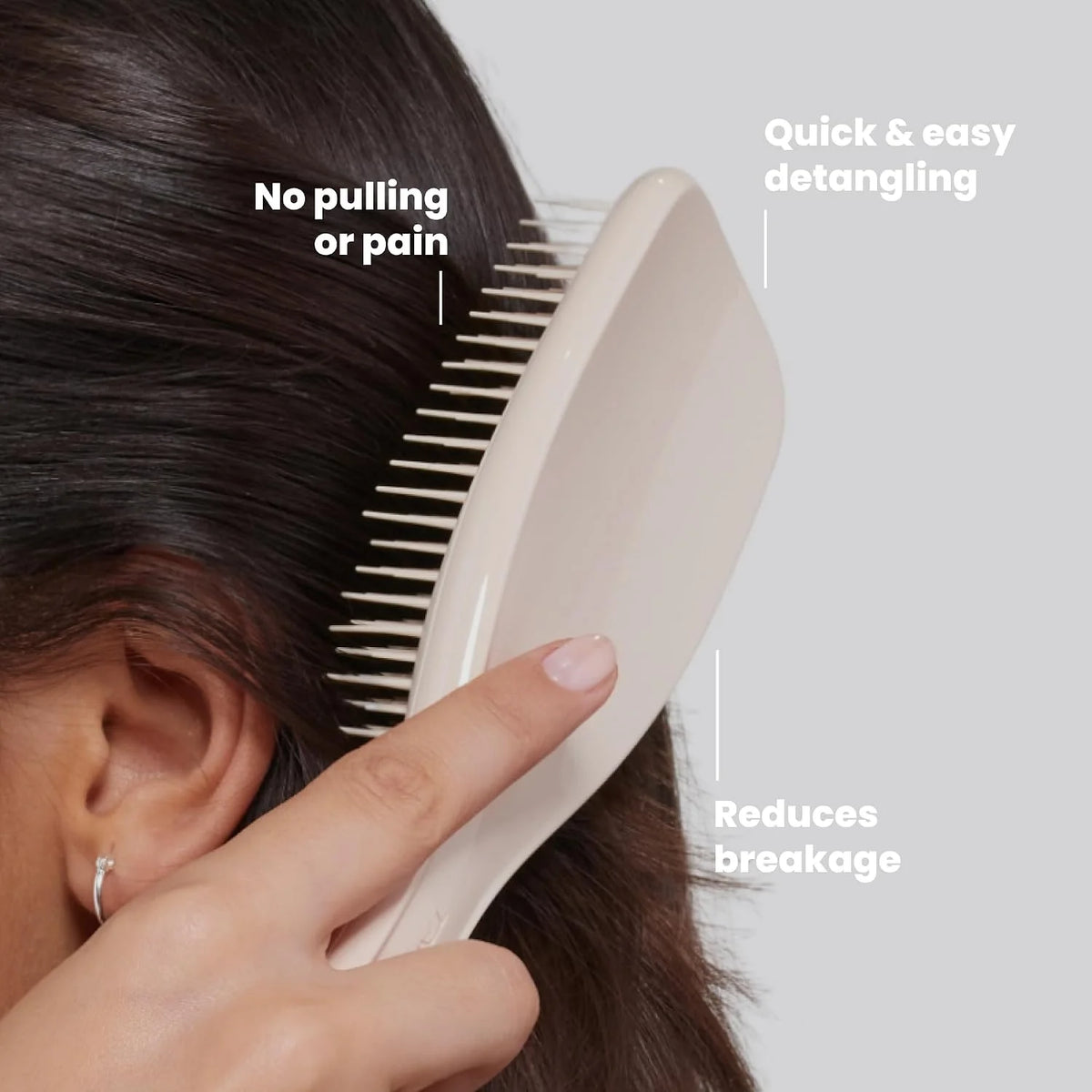 Tangle Teezer Ultimate Detangler Brush, Straight to Wavy, Cappuccino