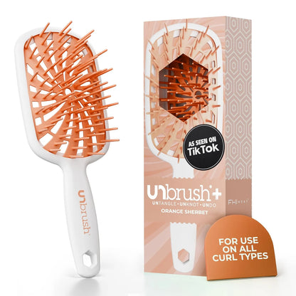 FHI Heat UNbrush Plus Ultra-Light Detangling Brush for Fine & Fragile Hair