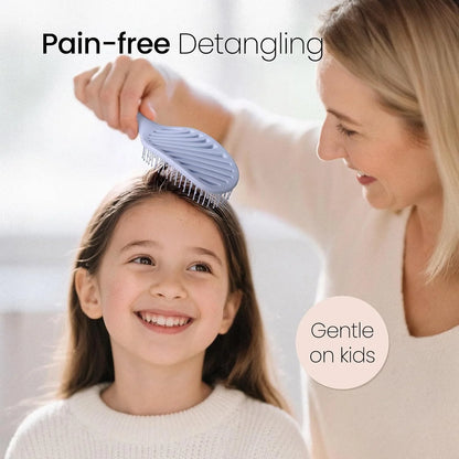 AIMIKE Vented Hair Brush for Fine Thin Hair, Gentle Detangler for Women