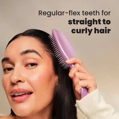 Tangle Teezer Chrome Ultimate Detangler Brush for Wet & Dry Hair, Eliminates Knots & Reduces Breakage for Straight to Curly Hair Types, Chocolate Bronze (Pack of 3)
