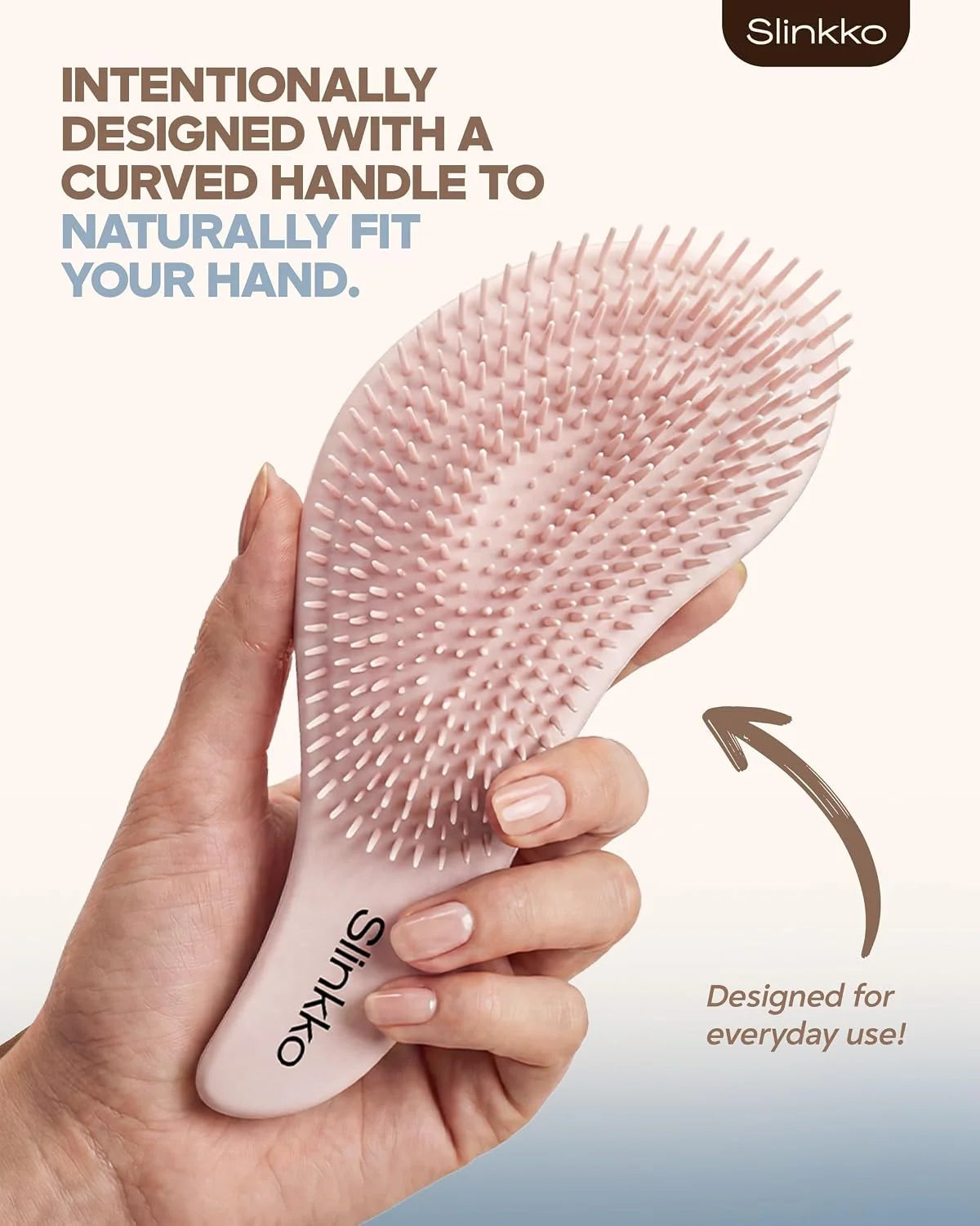 Detangler Brush, Hair Brush for Women, Men & Kids - Detangling Hair Brush for Curly, Thick, Fine & Wavy Hair - Anti-Breakage Wave Brush, Pain-Free Hairbrush, Special Edition Burgundy