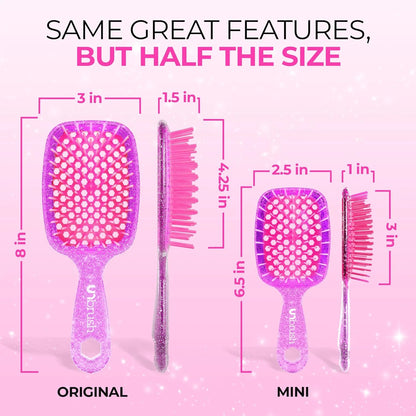 FHI Heat UNbrush Mini Detangling Brush for Wet & Dry Hair