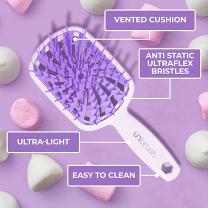 FHI Heat UNbrush Plus Ultra-Light Detangling Brush for Fine & Fragile Hair