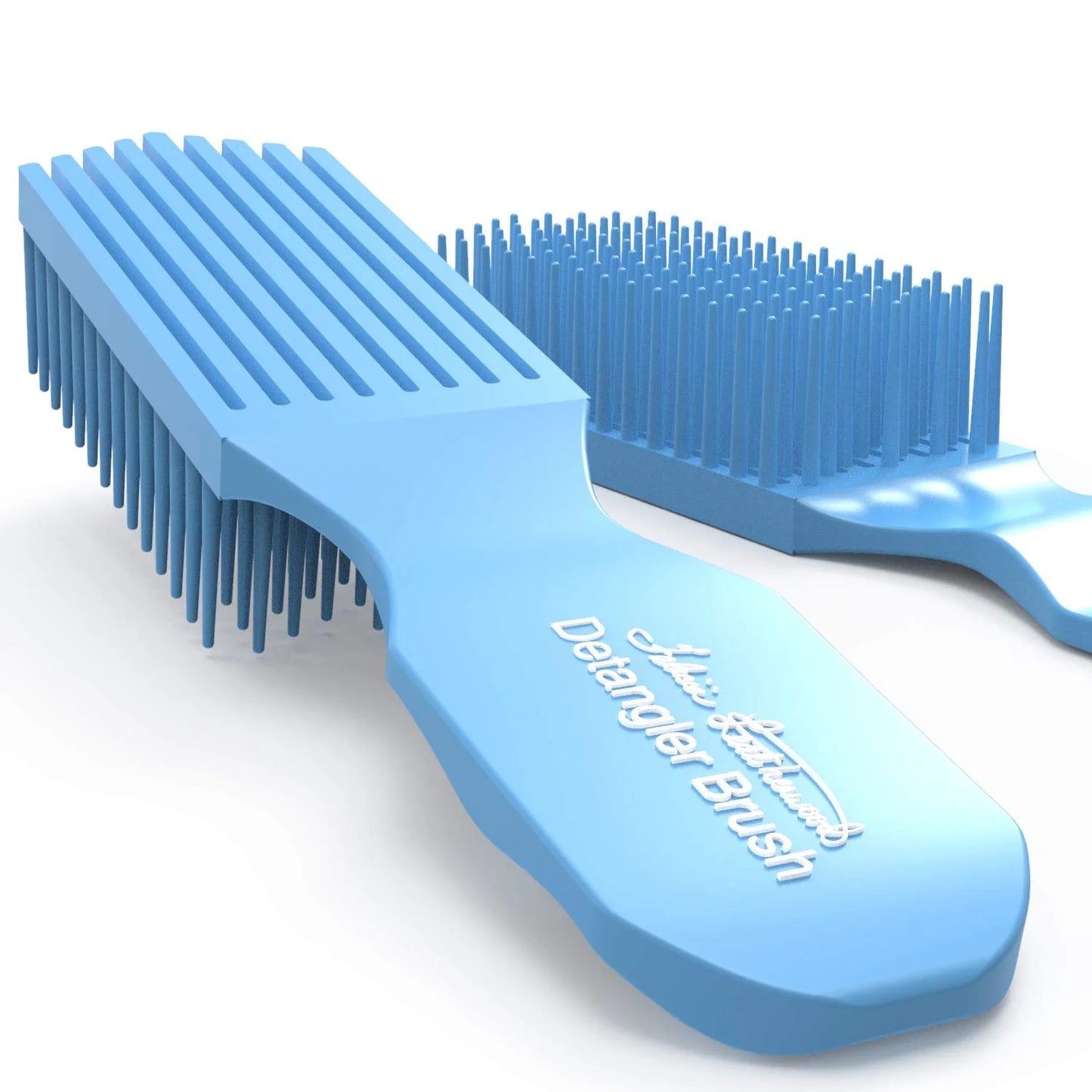 Yellow Detangler Brush by Felicia Leatherwood - For Kinky, Curly, Wavy 4c or Straight Hair - Tame Your Tangles Smooth Your Coils - Pain Free for All Ages
