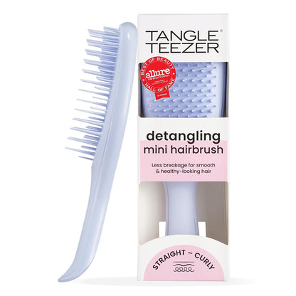 Tangle Teezer Ultimate Detangler Mini Hair Brush, Pink & Mint