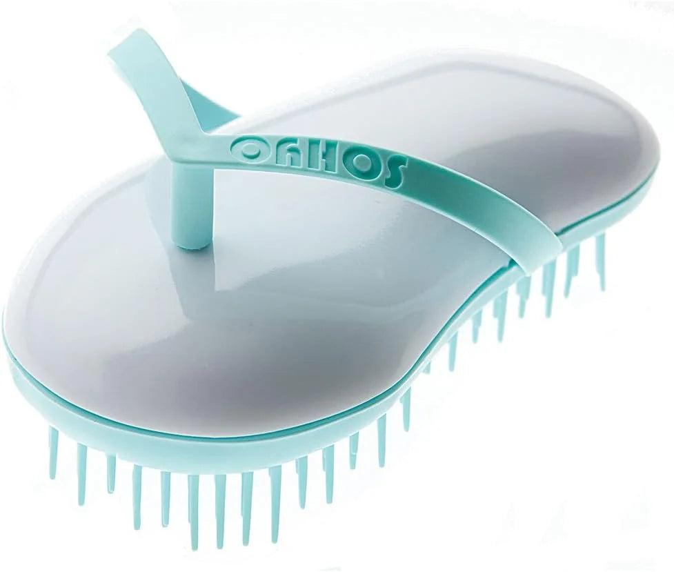 B128 Shower Head Brush/Exfoliator Shampoo Brush/Head Massager Scalp Stress Relax Shower Brush/Scalp Scrub Hair Brush Massager/Hair Massager for Hair Growth/Scalp Dandruff Brush Small Hair Brush