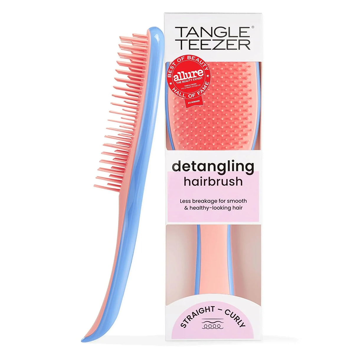 Tangle Teezer Ultimate Detangler Brush, Straight to Wavy, Cappuccino