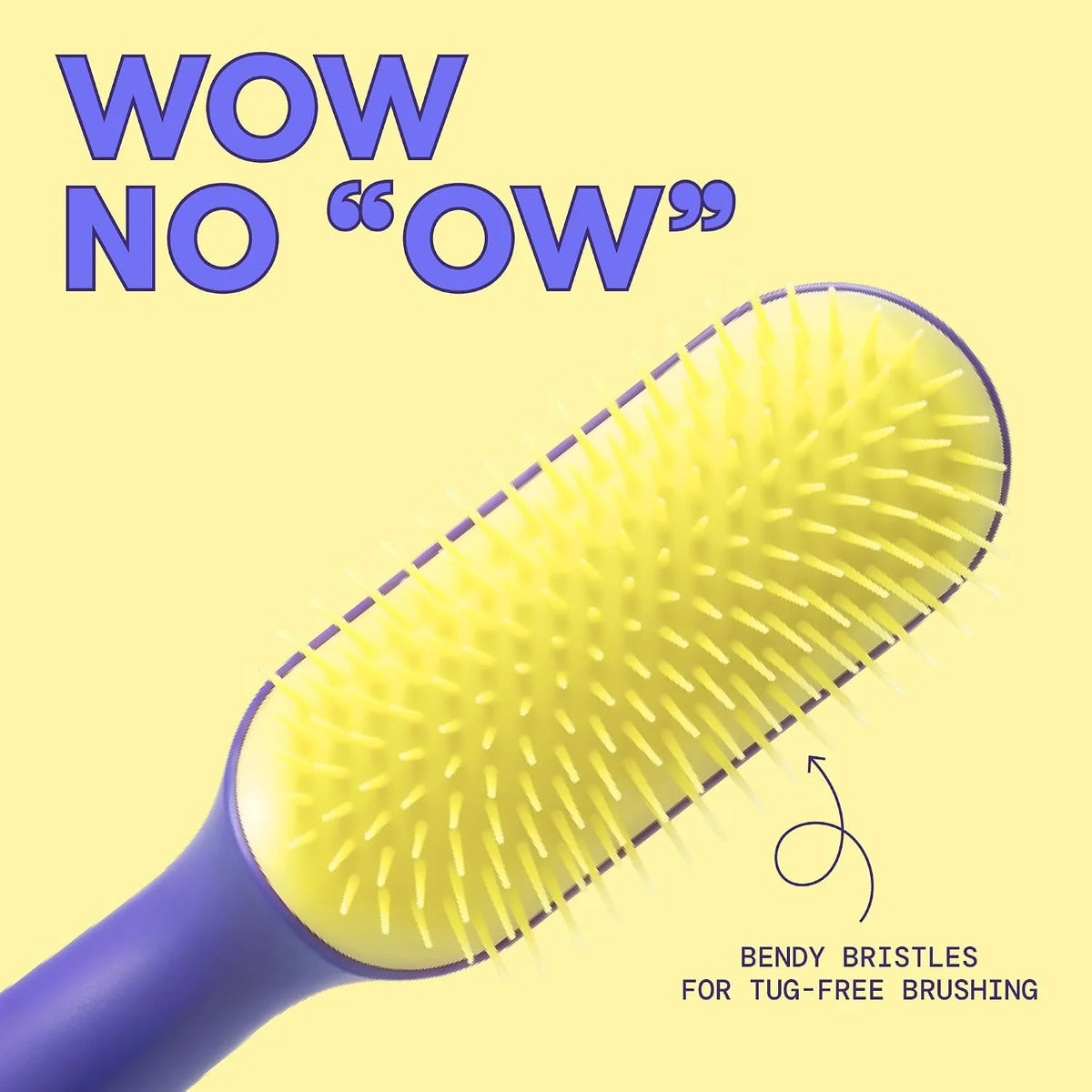 Frida for Kids Detangling Hair Brush for All Hair Types, Ages 6-11