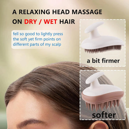 Scalp Scrubber Massager Shampoo Brush,Exfoliator for Dandruff & Hair Growth