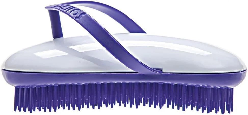 B128 Shower Head Brush/Exfoliator Shampoo Brush/Head Massager Scalp Stress Relax Shower Brush/Scalp Scrub Hair Brush Massager/Hair Massager for Hair Growth/Scalp Dandruff Brush Small Hair Brush