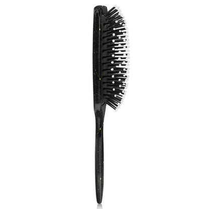 Personalized-Kids-Hair-Brush for Boy Girls Custom Gift Detangler Brush Soft Bristle Hair Brushes Travel Hair Brush for All Hair Types Christmas Hallowmas Spider Web Sliver Dot