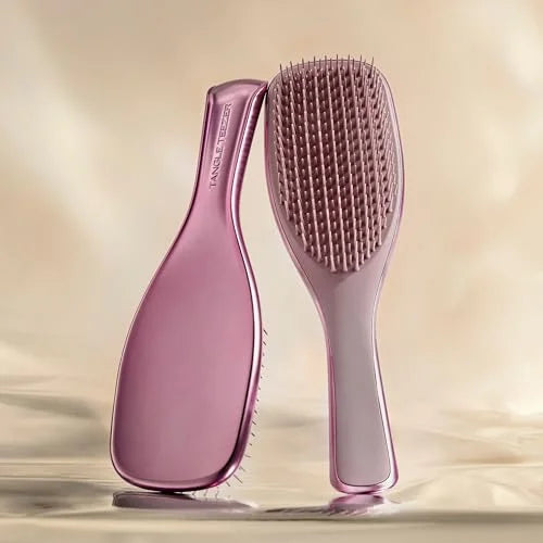 Tangle Teezer Chrome Ultimate Detangler Brush for Wet & Dry Hair, Eliminates Knots & Reduces Breakage for Straight to Curly Hair Types, Chocolate Bronze (Pack of 3)