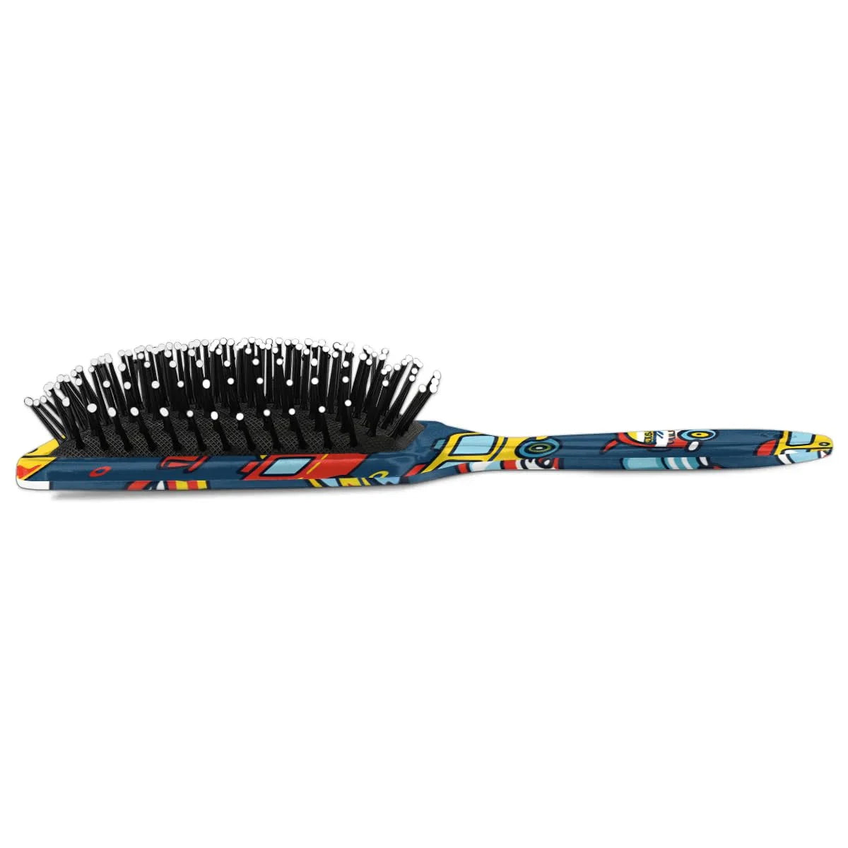 Personalized Cool-Rocket Detangler-Hair-Brush for Kids-Boys,Glides Through Tangles Comb,Custom Name Hair Brushes for All Hair Types Wet/Dry/Curly/Thick Hair,Dark Blue