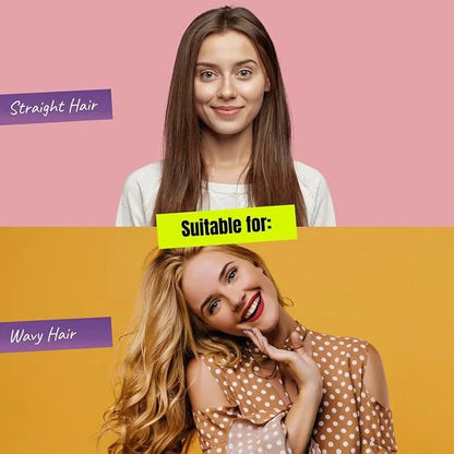 Detangling Hair Brush - Anti Static Angel Wing Hair Brush with Soft & Flexible Bristle for Straight & Wavy Hair - Tangle Angel Hair Detangler Brushes for Blow Drying & Shower - Two Tone Lilac Ivory