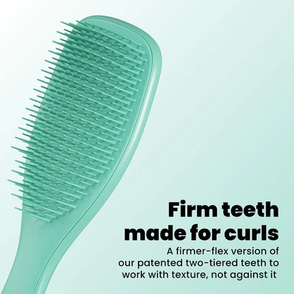 Tangle Teezer Ultimate Detangler Curly Hair Brush, 3C to 4C, Aqua Green